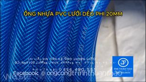 Ống nhựa PVC lưới dẻo phi 20MM -  ống THUẬN THẢO