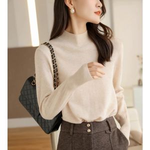 Pure Color Thickened Turtleneck Sweater Autumn
