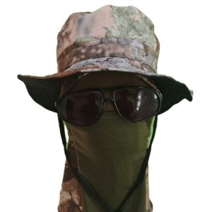 Topi Rimba Anti Air/Topi Berkebun Waterproop/Topi Petani/Topi Pria Anti Air/Topi Camo + Buff Ninja