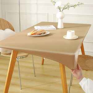 ผ้าคลุมโต๊ะทานอาหารแบบหนัง ป้องกันความร้อน กันน้ำ กันมัน ผ้าคลุมโต๊ะทานอาหารทรงสี่เหลี่ยมจัตุรัส ผ้าคลุมโต๊ะกาแฟ ผ้าคลุมโต๊ะพิเศษ