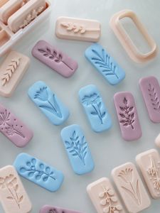 Polymer Clay Fine Flower Leaf Seal Mold
