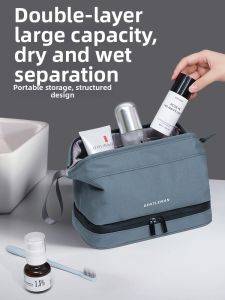Voca-Joy | Travel Toiletry Organizer Waterproof Dry Wet Separation Large Capacity