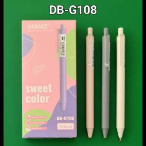 Bolpen Cetek Debozz Klik 0.5mm Colorful Macaroon (per lusin)