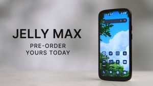 Unihertz Jelly Max 5G Mini Smartphone Android 14 Dimensity 7300 CPU 12GB 256GB 100MP Camera 4000 mAh Battery 5.05" inch Screen