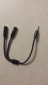 3.5mm Headset Jack Audio Splitter 1 Male To 2 Female Stereo Adapter Dual Headphone Earphone Sharing Connector Jack Accessory