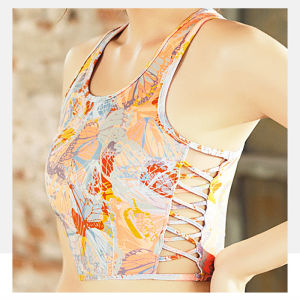 ชุดโยคะแฟชั่นสำหรับผู้หญิง 2021 ชุดวิ่งลายดอกไม้ ชุดกีฬาฟิตเนส เสื้อแขนกุด ชุดกีฬา ชุดโยคะ ชุดวิ่ง ชุดออกกำลังกาย