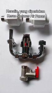 Kran Shower Mini Mixer Panas Dingin Water Heater Tanpa Bobok - Sedia Kamar Mandi Full Set Murah Kran Air Panas dan Dingin Paket Komplit Tiang Gel Simpel Elegan Mewah Hand Awet High Quality Promo Diskon Laris
