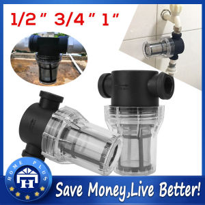 【Local delivery】 Car Washing Filter 1/2 3/41inch Inline Mesh Strainer Water Pump Filter Irrigation High Flow 80 Mesh Pipeline Filter Gardening Inlet Water Pipeline-Filter