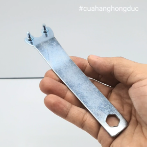 Tay vặn mở máy mài Tán kẹp trắng đen lắp máy mài