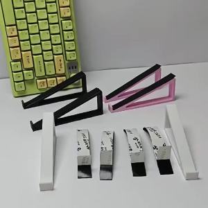 1 Pair Keyboard Height Stand Home Desktop Tablet Phone Support Stand Storage Dedicated Shelf Keyboard Height Stand
