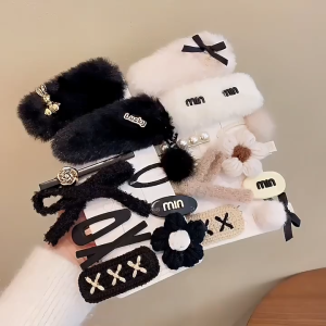 Bộ kẹp tóc nơ kim loại sang trọng chất lượng cao mới của Hàn Quốc phụ kiện tóc cho nữ