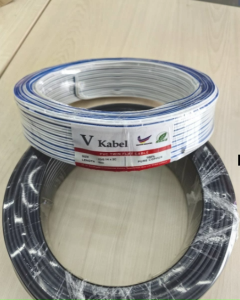 23/0.15/0.14 X 2C PVC/PVC Multifunction Twin Flat VDE Cable VDE Wire Speaker Cable RoHS Black V KABEL