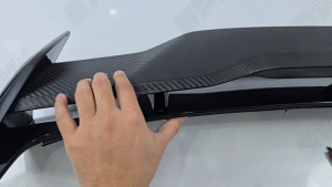 Proton X50 X-50 (2020-2026) OEM Geely V2 Spoiler Rear Trunk Lip Top Spoiler Lips Wing Tip Fibre Material X50 RC Facelift 2020 2021 2022 2023 2024 2025