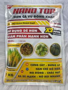 PHÂN BÓN VI LƯỢNG NANO TOP - HỖ TRỢ GIẢM PHÂN DAP GIÚP CỨNG CÂY ĐỨNG LÁ HẠN CHẾ ĐỖ NGÃ I VTNN HỒNG KHANH