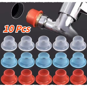 【Ready Stock】10Pcs/set Upgraded Waterproof Faucet Sealing Gasket Leak-Proof Insulation Material Seal Buckle Pipes Accessories Anti-aging Silicone Pipe Sealing Rings
