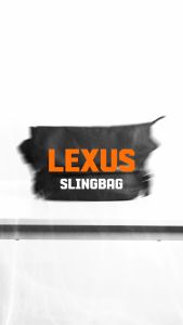 EVERNEXT - TAS SELEMPANG ANTI AIR PRIA SLING BAG LEXUS WATERPROOF MESSENGER BAG TAS SLEMPANG TRAVEL MULTIFUNGSI PRIA