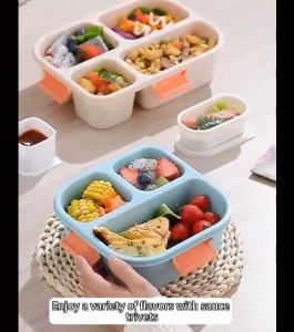 Kotak Makan Plastik Anti Bocor Bpa Free Lunch Box Sekat Tempat Bekal Makan Siang