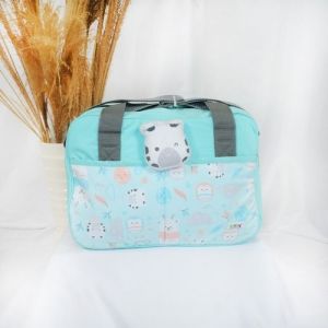 Kiddy Forest Deer Large Baby Bag KD 5040 / Tas Bayi Besar / Tas Perlengkapan Bayi / Diaper Bag / Tas Popok Bayi / Tas Bayi Lucu / Tas Bayi Cantik / Tas Bayi Bagus / Tas Bayi Murah / Tas Bayi Tenteng / Tas Bayi Selempang