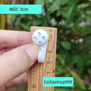 (size nhỏ 3cm) set 50 chiếc móc đinh đóng tường treo vật dụng gia đình lưới sắt khung tranh