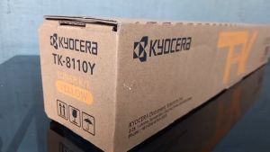 TK-8110  YELLOW  สี เหลือง สำหรับ Kyocera ECOSYS M8124cidn M8132cidn หมึกแท้ 100%หมึกเครื่องถ่ายเอกสาร