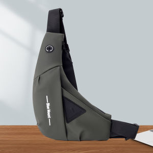 Túi Đeo Ngực Thể Thao Ngoài Trời Dung Tích Lớn Bằng Nylon Chống Nước Nhiều Ngăn Cho Nam Túi Đeo Vai Đơn Chống Mài Mòn