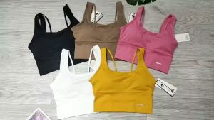 Áo thun nữ tập gym yoga aerobic thể thao croptop kèm mút chất liệu thun mịn thấm hút mồ hôi co dãn 4 chiều BINSPORTS A248