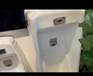 (Liên hệ Freeship) Bồn tiểu nam có cảm ứng đặt nền tự động xả nước MT001 cao cấp - Hàng nhập khẩu bảo hành 2 năm