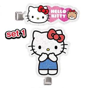 ***เฉพาะกิ๊บติดผมคิตตี้ (ไม่รวมขนม)*** Hello Kitty Hair Clip Set พร้อมลูกอมโอเคกลิ่นสตรอว์เบอร์รี