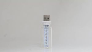 Đèn LED Trang Trí Nội Thất Ô Tô Mini USB Đèn Tạo Không Khí RGB Đa Màu Sắc Điều Khiển Cảm Ứng Cắm Là Chạy
