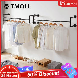 Heavy Duty Garment Bar & Wall Mounted Organizer: Efficient Closet Organization