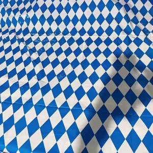 10 Meters Blue White Lattice Plastic Banners Flag German Beer Festival Pennant For Bar Oktoberfest Themed Party Decorations