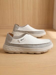 Nanjiren | Breathable Perforated Summer Leather Loafers