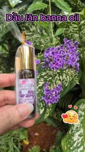 Dầu Lăn Banna Oil Balm Cam Chanh Thơm Lavender Sả Bạc Hà 8ml