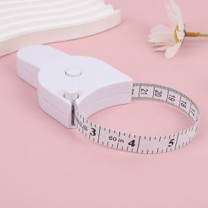 Masely Self-tightening Body Measuring Tape Ruler Sewing Tailor Dressmaking Tape Measure 150cm Retractable
