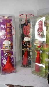 Gantungan Kunci Manekineko Keramik Souvenir Lucky Cat 1 pcs