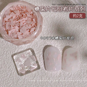 Ultra-Thin Color Mica Rock Piece Water Miller Manicure Internet Celebrity Sequin Cute Macaron Magic Candy Nail Jewelry