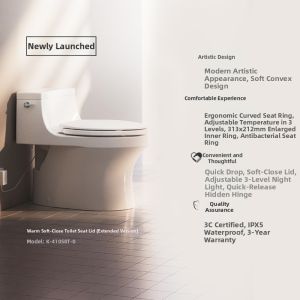 Kohler | Curved Design Soft Closing Toilet Seat