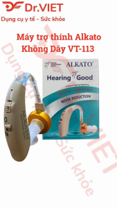 Máy trợ thính Alkato Không Dây VT-113 - Thiết bị hỗ trợ khuếch đại âm thanh