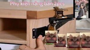 <kkt> Loại khí nén Bàn cà phê thủy lực Máy tính để bàn Folding Lifter Giá đỡ nâng Chiều cao Điều chỉnh Phụ kiện phần cứng