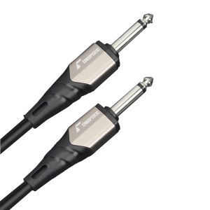 Guitar Cable -Professional Series Instrument Cable Strong Noise Cancelling Cable Guitar Accessories Straight Black 10ft/15ft