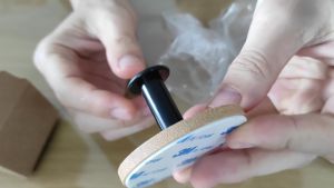 Móc dán tường siêu dính bằng gỗ miếng dán keo 3M Hoa Kỳ