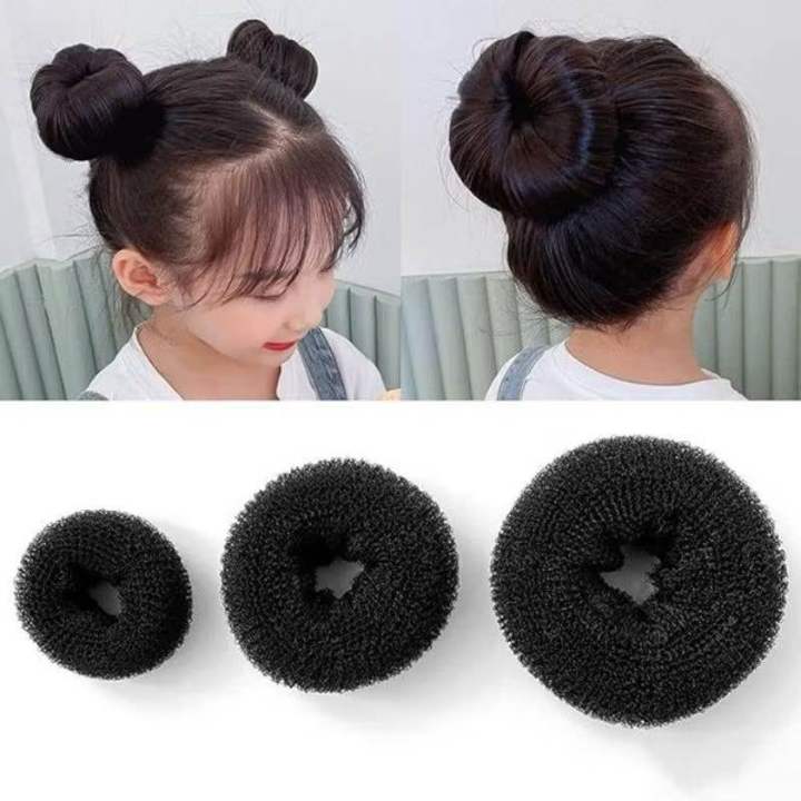 Donat Bun Hair Styling Donat Hair Bun Tata Rambut Cepol Sanggul Korea | Lazada Indonesia