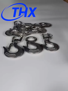 Stainless Steel Rotatable Hook Heavy Duty Swivel Lifting Hardware for Industrial Marine Cargo