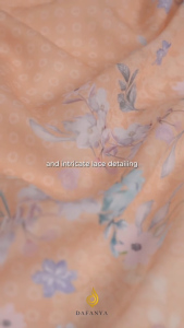 𝐃𝐀𝐅𝐀𝐍𝐘𝐀 - Lavelle Series Jilbab Motif Floral Kerudung Segi Empat Hijab Scarf bahan Voal Laser Cut