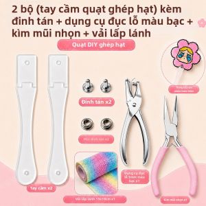 YUGUANG | Phụ Kiện Handicraft Mica Trong Suốt có Đinh Ốc