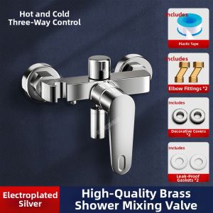 Full Copper Shower Head Set No Top Spray
