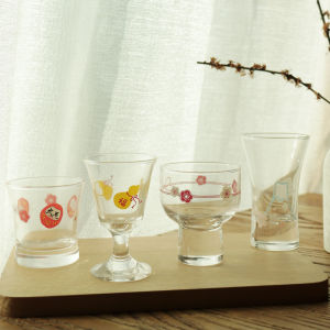 Japan Imported Toyo Sasaki Dharma Fuji Mountain Wineglass Sake Cup Cold Tea Cup White Wine Glass Wine Set