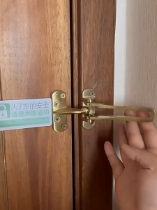 Stainless Steel Door Chain Lock Security Latch Anti Theft Bolt for Home Sliding Door Universal