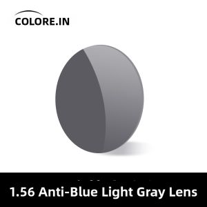 Colore.in | Lightweight Black Round Frame Anti-Blue Light Glasses Slimming Face Glasses Frame