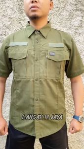 Kemeja W-Tac Lengan Pendek: Desain Taktis & Fungsional